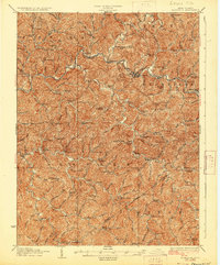 preview thumbnail of historical topo map of Glenville, WV in 1928