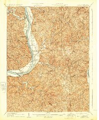 1908 Map of Glenwood, 1924 Print