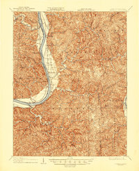 1908 Map of Glenwood, 1946 Print