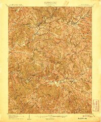 preview thumbnail of historical topo map of Harrisville, WV in 1907