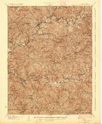 preview thumbnail of historical topo map of Harrisville, WV in 1926
