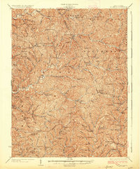 preview thumbnail of historical topo map of Ritchie County, WV in 1926