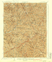 1926 Map of Auburn, WV, 1942 Print
