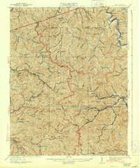Download a high-resolution, GPS-compatible USGS topo map for Holden, WV (1943 edition)