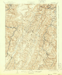 Download a high-resolution, GPS-compatible USGS topo map for Horton, WV (1924 edition)