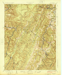 Download a high-resolution, GPS-compatible USGS topo map for Horton, WV (1924 edition)