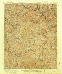 Download a high-resolution, GPS-compatible USGS topo map for Iaeger, WV (1942 edition)