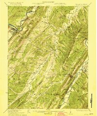1922 Map of Romney, WV