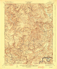 Download a high-resolution, GPS-compatible USGS topo map for Lobelia, WV (1939 edition)