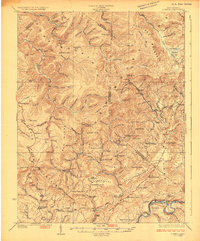 Download a high-resolution, GPS-compatible USGS topo map for Lobelia, WV (1925 edition)