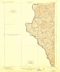 1913 Map of Louisa, 1928 Print