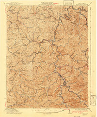 Download a high-resolution, GPS-compatible USGS topo map for Madison, WV (1940 edition)
