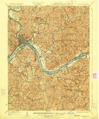 1927 Map of Marietta