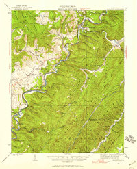 Download a high-resolution, GPS-compatible USGS topo map for Marlinton, WV (1958 edition)