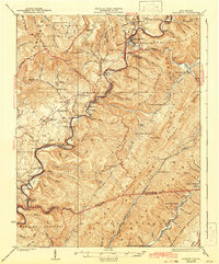 Download a high-resolution, GPS-compatible USGS topo map for Marlinton, WV (1942 edition)