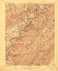 Download a high-resolution, GPS-compatible USGS topo map for Marlinton, WV (1925 edition)