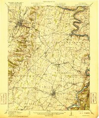 preview thumbnail of historical topo map of Martinsburg, WV in 1916