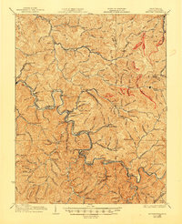Download a high-resolution, GPS-compatible USGS topo map for Matewan, WV (1945 edition)