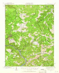 Download a high-resolution, GPS-compatible USGS topo map for Meadow Creek, WV (1966 edition)