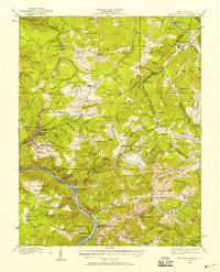 Download a high-resolution, GPS-compatible USGS topo map for Meadow Creek, WV (1958 edition)