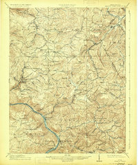 Download a high-resolution, GPS-compatible USGS topo map for Meadow Creek, WV (1931 edition)