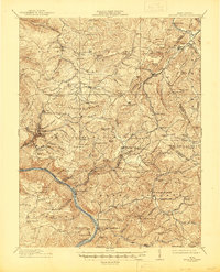 Download a high-resolution, GPS-compatible USGS topo map for Meadow Creek, WV (1945 edition)