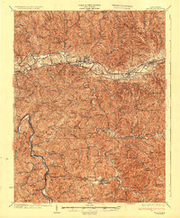 1935 Map of Milton