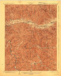 1902 Map of Milton, 1925 Print