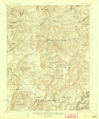preview thumbnail of historical topo map of Pocahontas County, WV in 1925