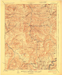 Download a high-resolution, GPS-compatible USGS topo map for Mingo, WV (1925 edition)