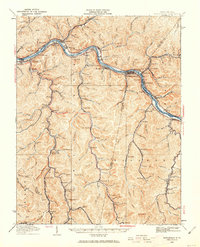 1928 Map of Montgomery, WV, 1963 Print