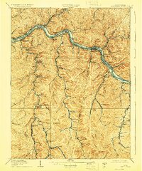 preview thumbnail of historical topo map of Montgomery, WV in 1910