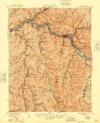 preview thumbnail of historical topo map of Montgomery, WV in 1931