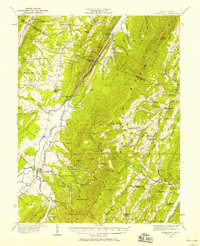 Download a high-resolution, GPS-compatible USGS topo map for Moorefield, WV (1958 edition)