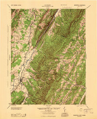 Download a high-resolution, GPS-compatible USGS topo map for Moorefield, WV (1945 edition)