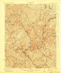 1927 Map of Mullens