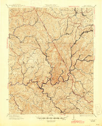 Download a high-resolution, GPS-compatible USGS topo map for Mullens, WV (1945 edition)