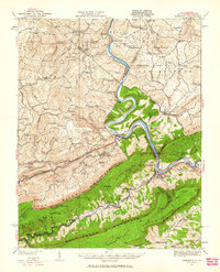 Download a high-resolution, GPS-compatible USGS topo map for Narrows, WV (1963 edition)