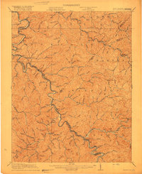 preview thumbnail of historical topo map of Mingo County, WV in 1917