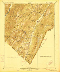 Download a high-resolution, GPS-compatible USGS topo map for Orkney Springs, WV (1923 edition)