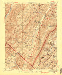 Download a high-resolution, GPS-compatible USGS topo map for Orkney Springs, WV (1943 edition)