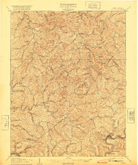1907 Map of Otter, 1920 Print