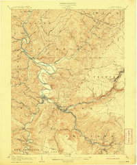 preview thumbnail of historical topo map of Parsons, WV in 1908