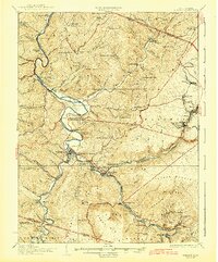 1926 Map of St. George, WV, 1942 Print