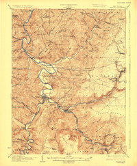 1926 Map of St. George, WV