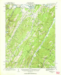 Download a high-resolution, GPS-compatible USGS topo map for Petersburg, WV (1964 edition)