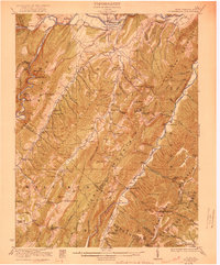 Download a high-resolution, GPS-compatible USGS topo map for Petersburg, WV (1922 edition)