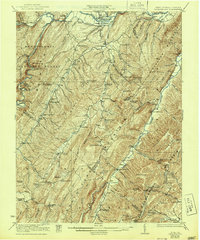 Download a high-resolution, GPS-compatible USGS topo map for Petersburg, WV (1944 edition)