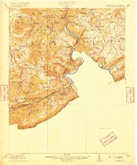 preview thumbnail of historical topo map of Peterstown, WV in 1916