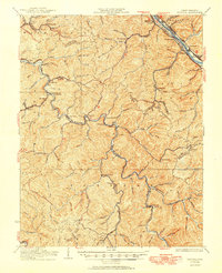 Download a high-resolution, GPS-compatible USGS topo map for Peytona, WV (1950 edition)